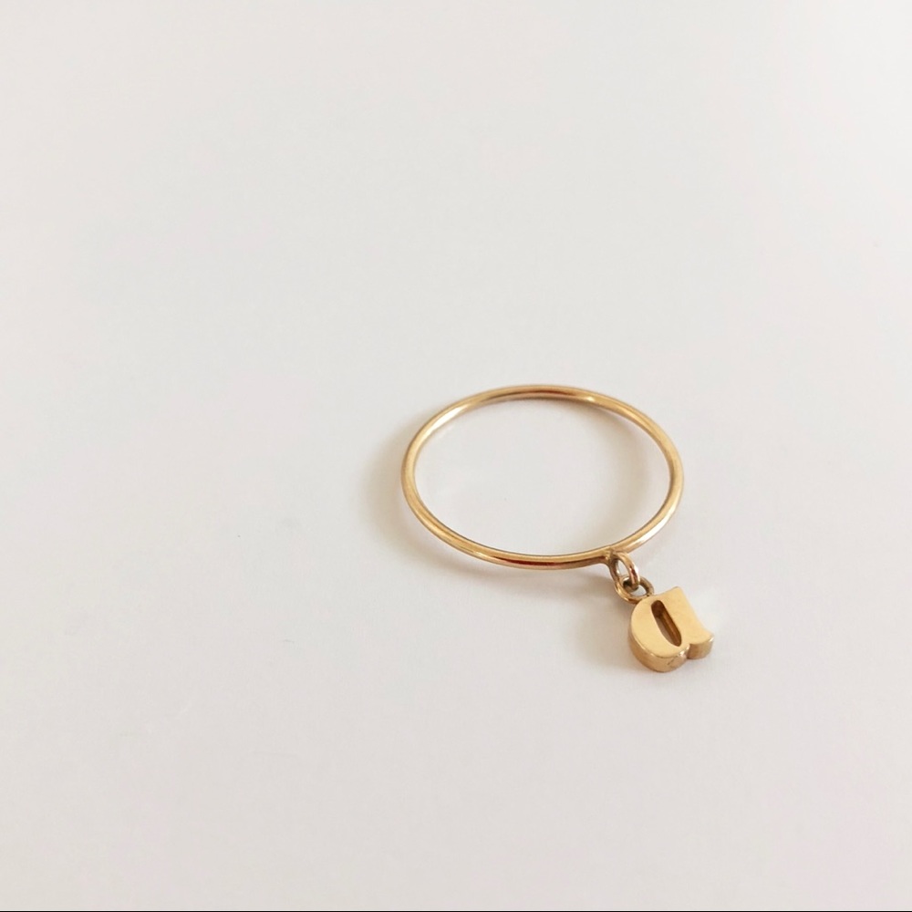 Ariel Gordon Jewelry Dangling Alphabet Ring